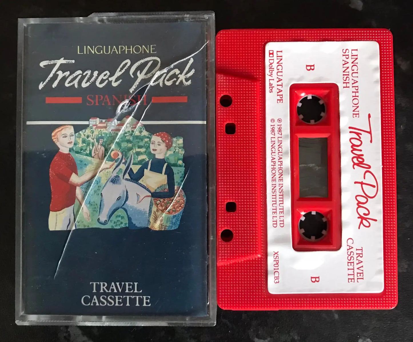 Linguaphone Spanish Travel Pack , Vintage Cassette Magretro