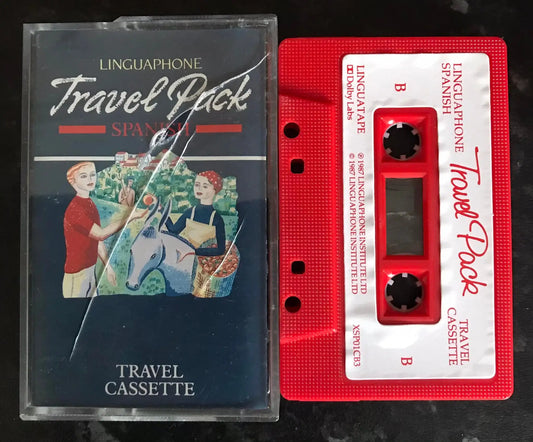 Linguaphone Spanish Travel Pack , Vintage Cassette Magretro