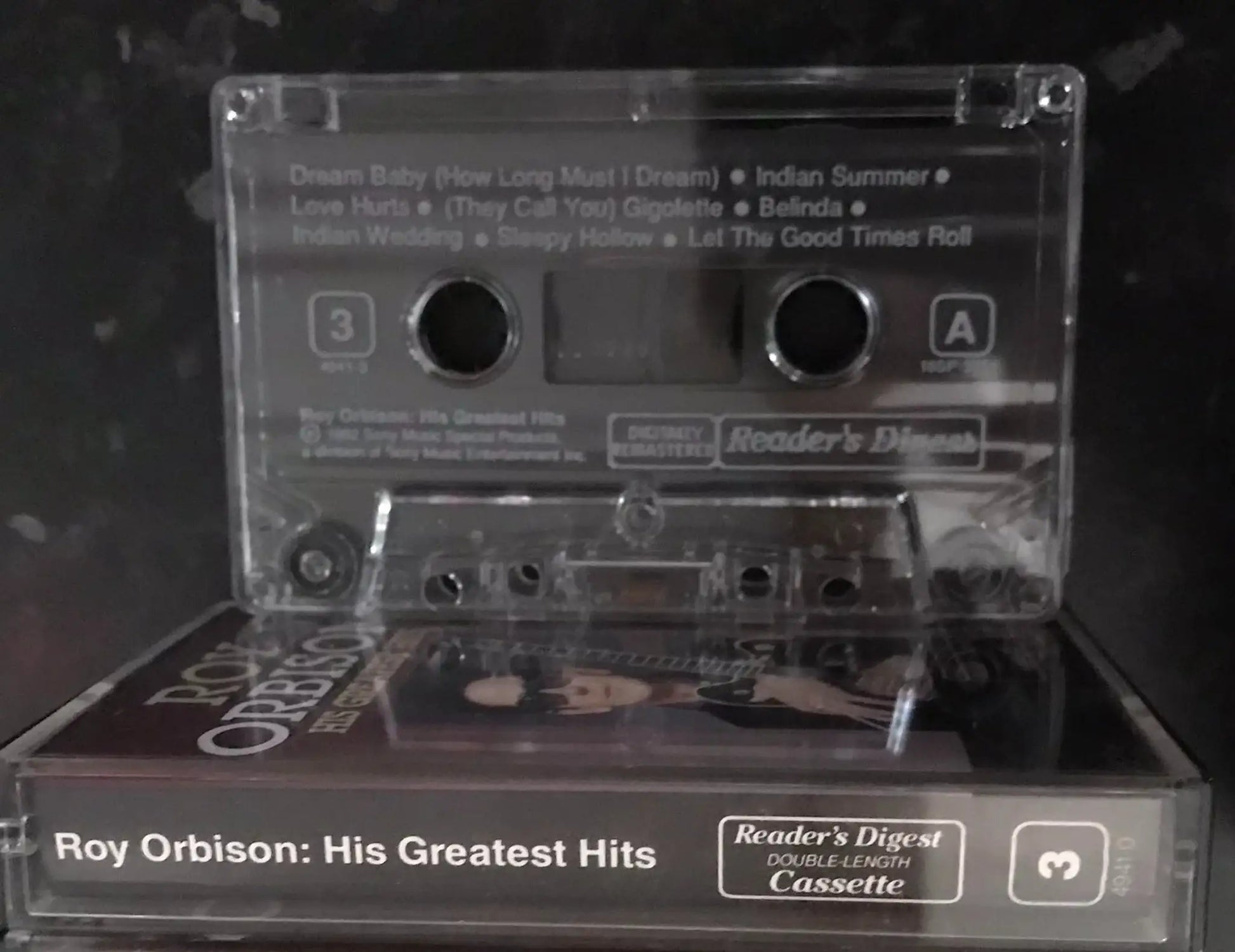 Roy Orbison, His Greatest Hits, Tape 3, RD, 4941-3. Vintage Cassette Magretro