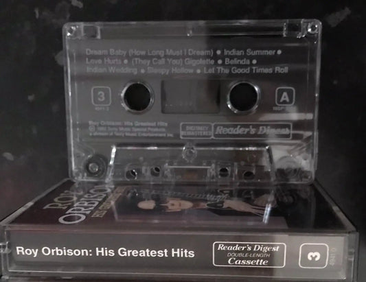 Roy Orbison, His Greatest Hits, Tape 3, RD, 4941-3. Vintage Cassette Magretro
