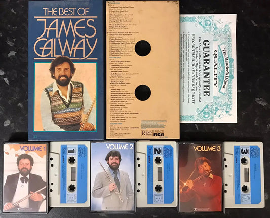 The Best Of James Galway Album, 3 Tape Set Boxed, Reader's Digest ? CGAL-A-098 Magretro