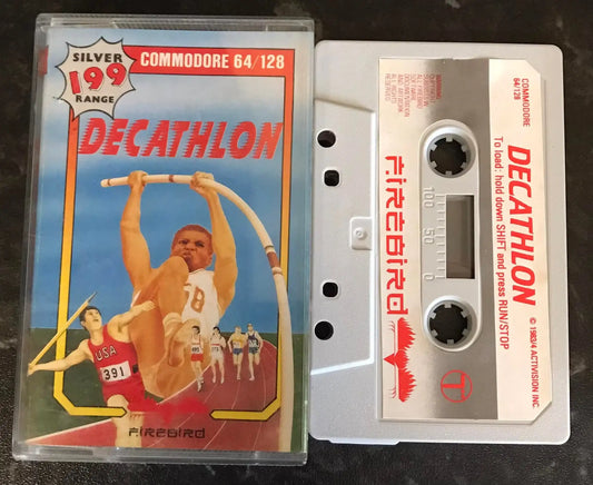 Decathlon, C64 Game by Firebird, WORKING Magretro