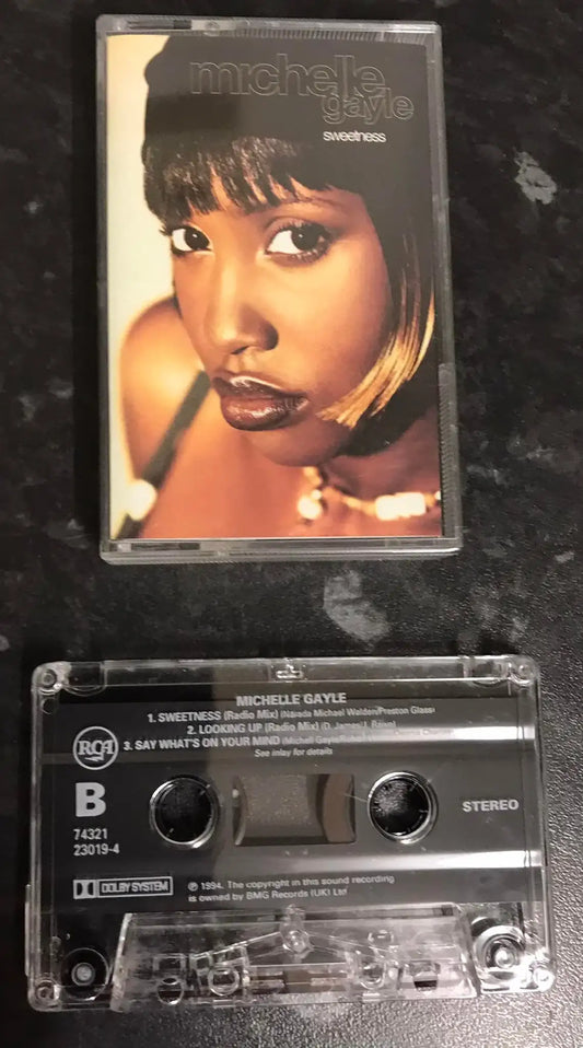 Michelle Gayle, Album Title, Sweetness, RCA, 7432 1230194, Vintage Cassette Magretro