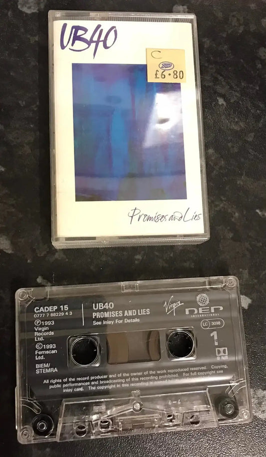 UB40, Promises and Lies Album, DEP International,CADEP 15,Virgin,0777 7 88229 Magretro