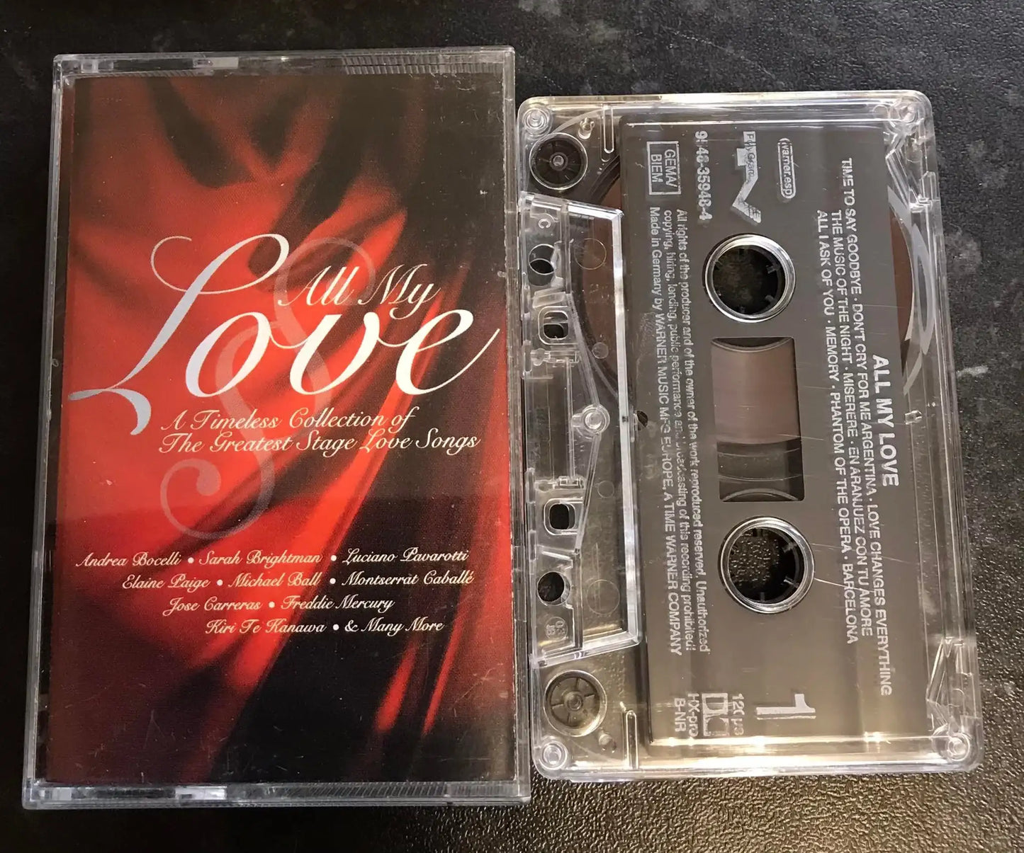 All My Love Album, WARNER ESP, 9548-35948-4, Vintage Cassette Magretro
