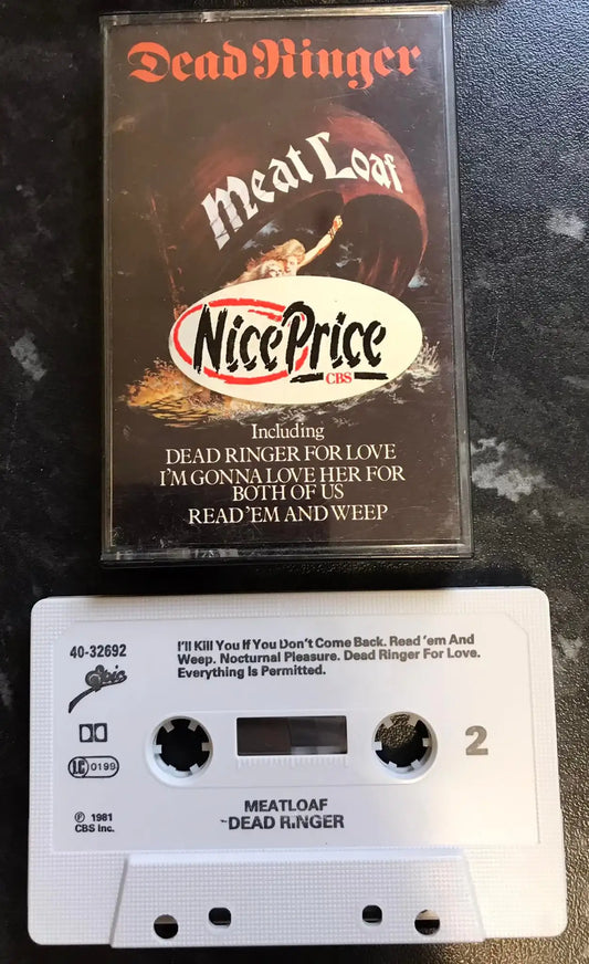 Meat Loaf, Dead Ringer Album, Epic, EPC 40-32692, Vintage Cassette Magretro