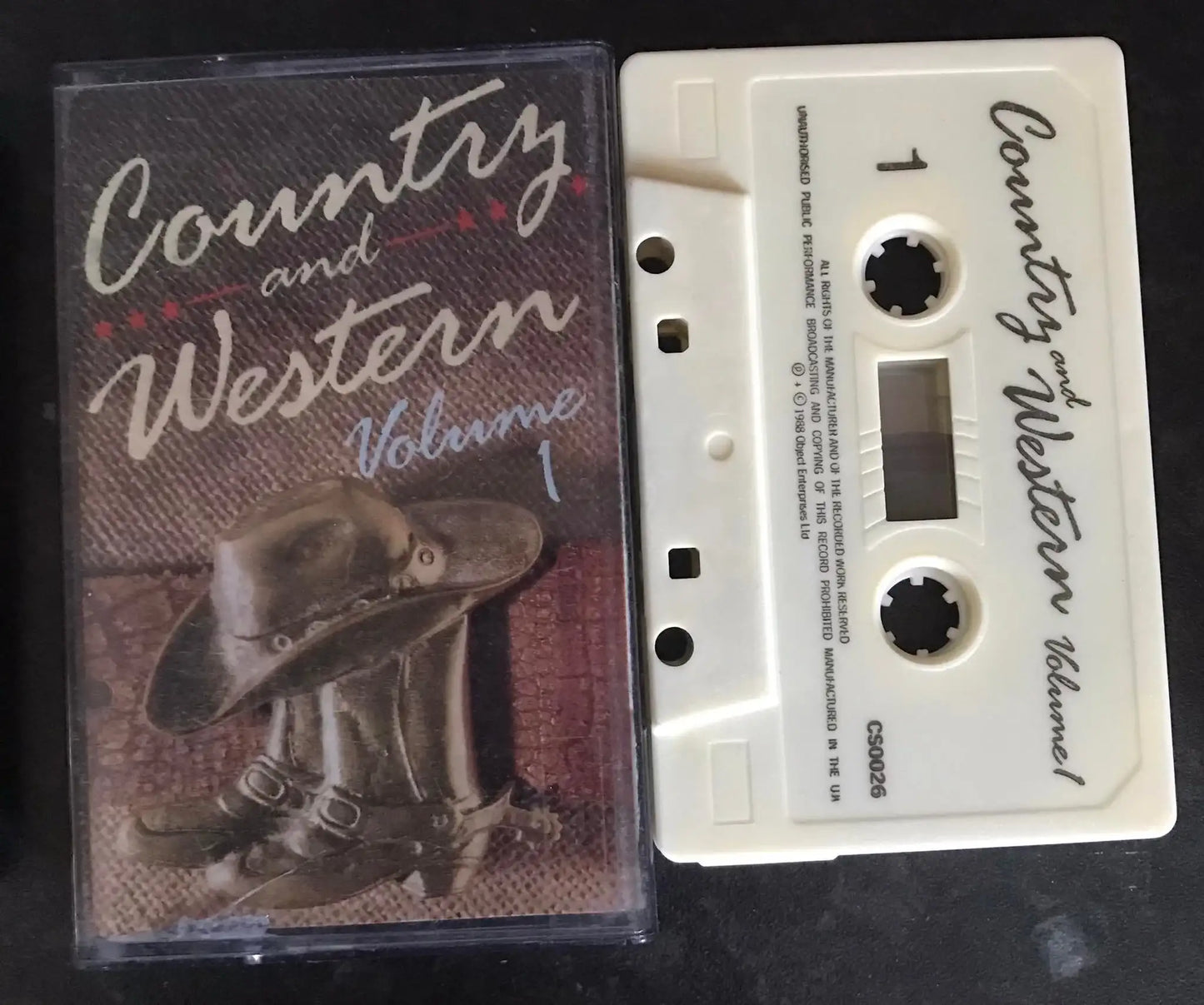 Country and Western Album, Volume 1, CS0026, Prestwick, Vintage Cassette Magretro