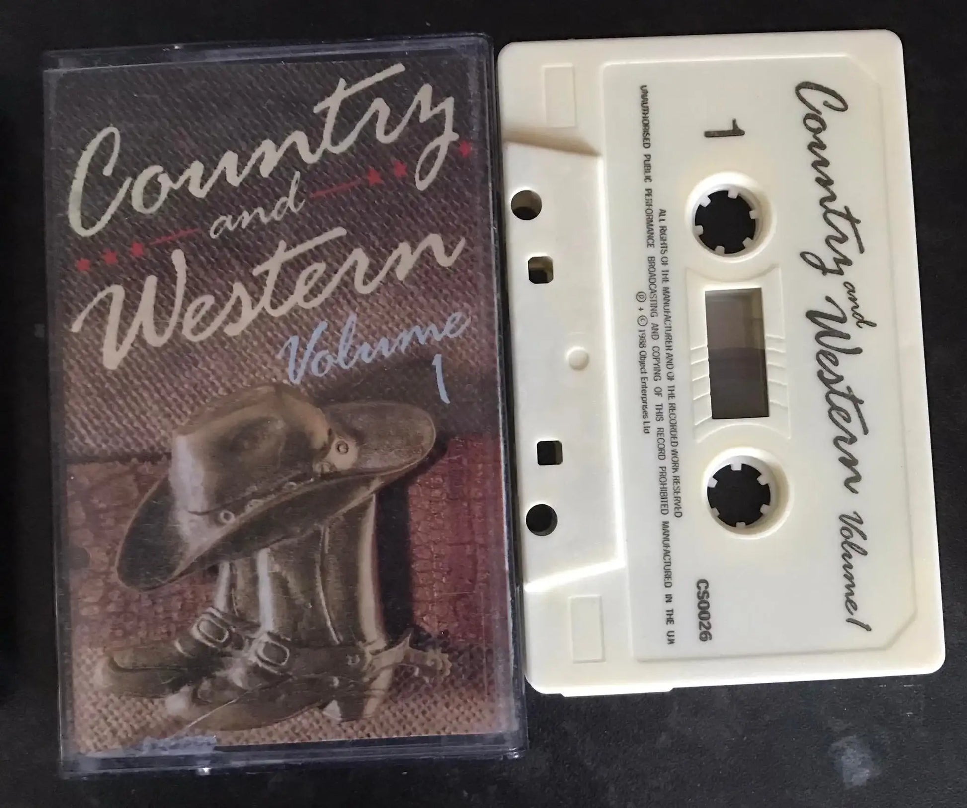 Country and Western Album, Volume 1, CS0026, Prestwick, Vintage Cassette Magretro