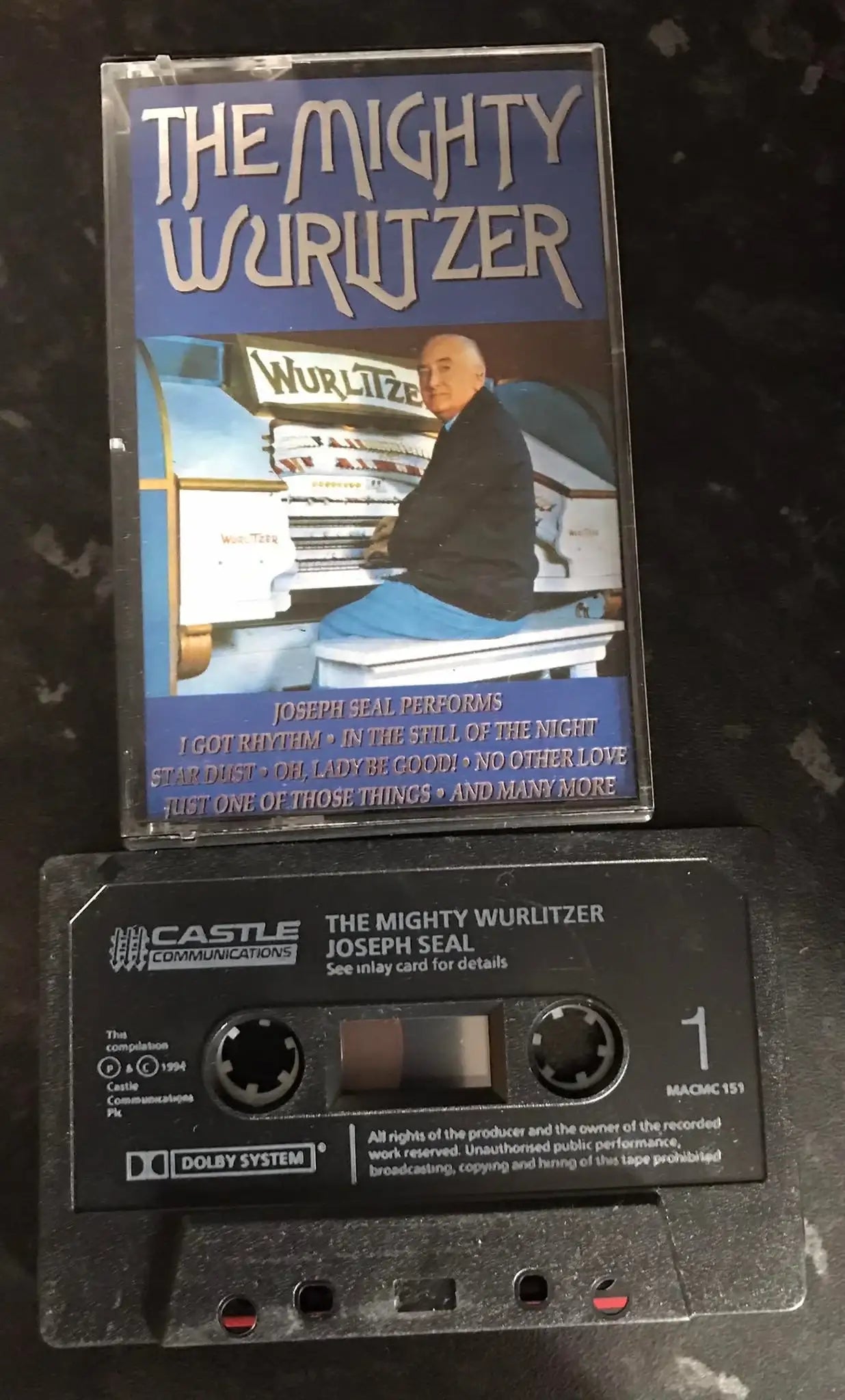 The Mighty Wurlitzer, Joseph Seal performs, macmc 151, Vintage Cassette Magretro