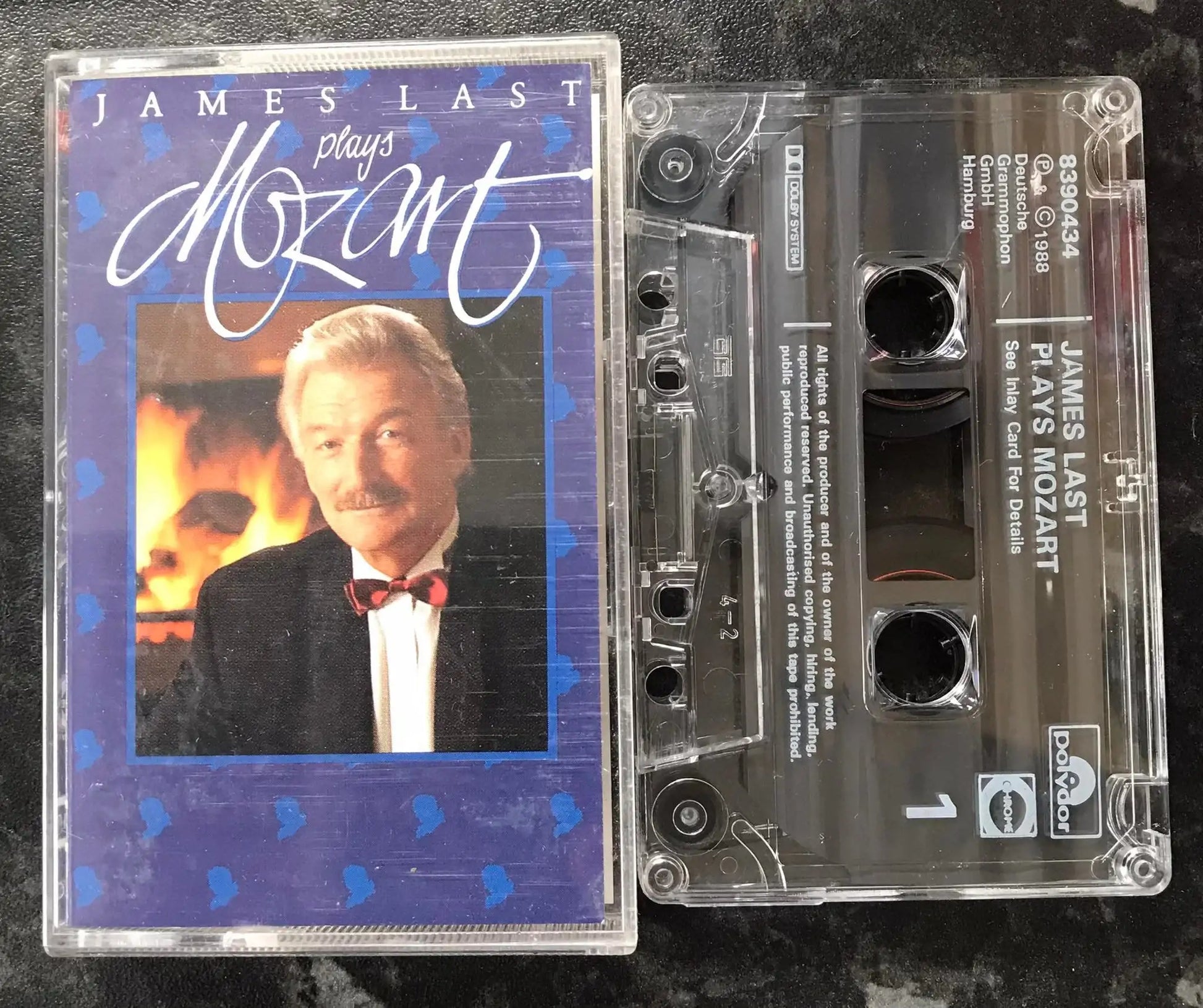 James Last Plays Mozart Album, Polydor, 839 043-4, Vintage Cassette Magretro