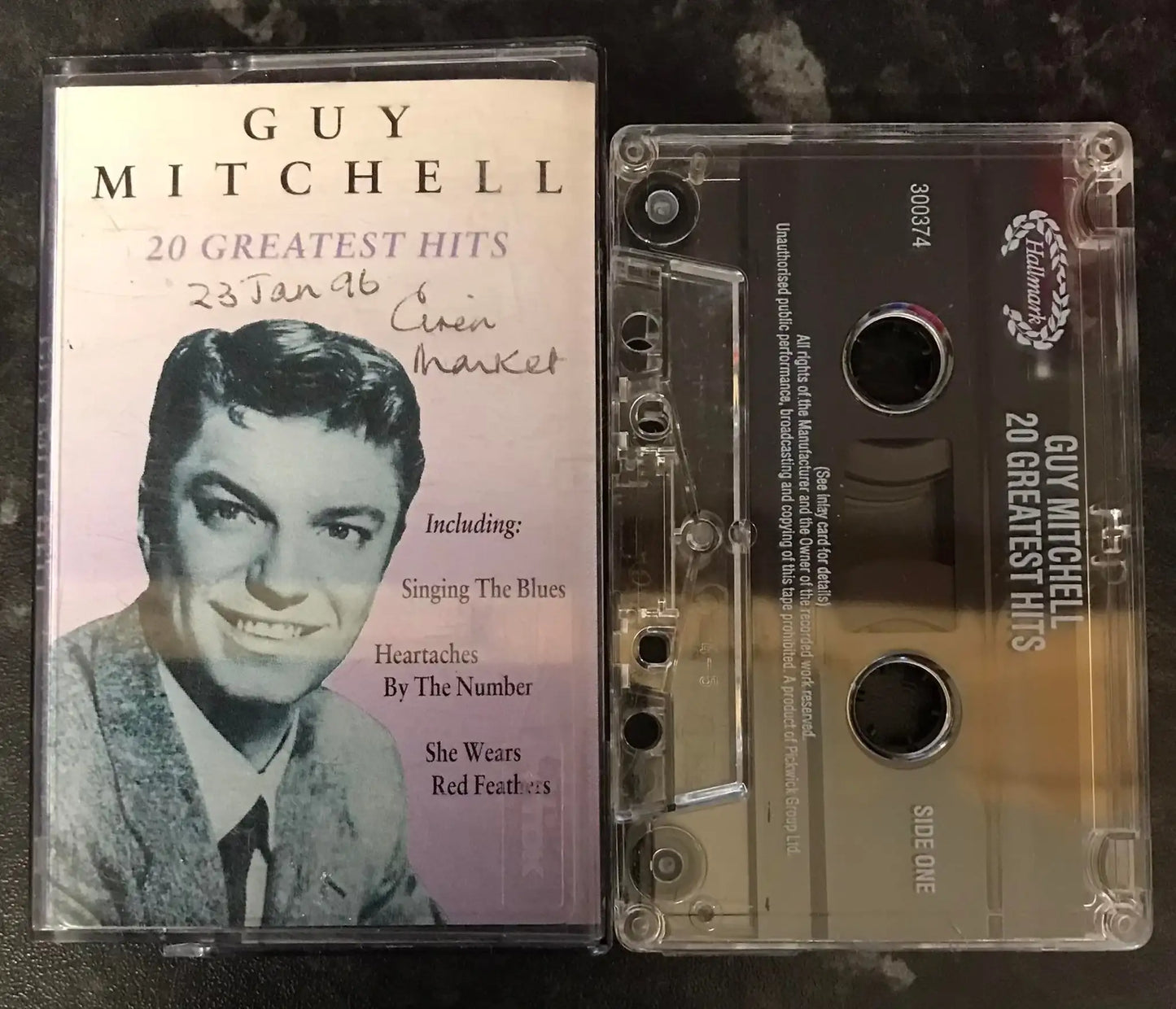 Guy Mitchell, 20 Greatest Hits Album, Hallmark, 300374, Vintage Cassette Magretro