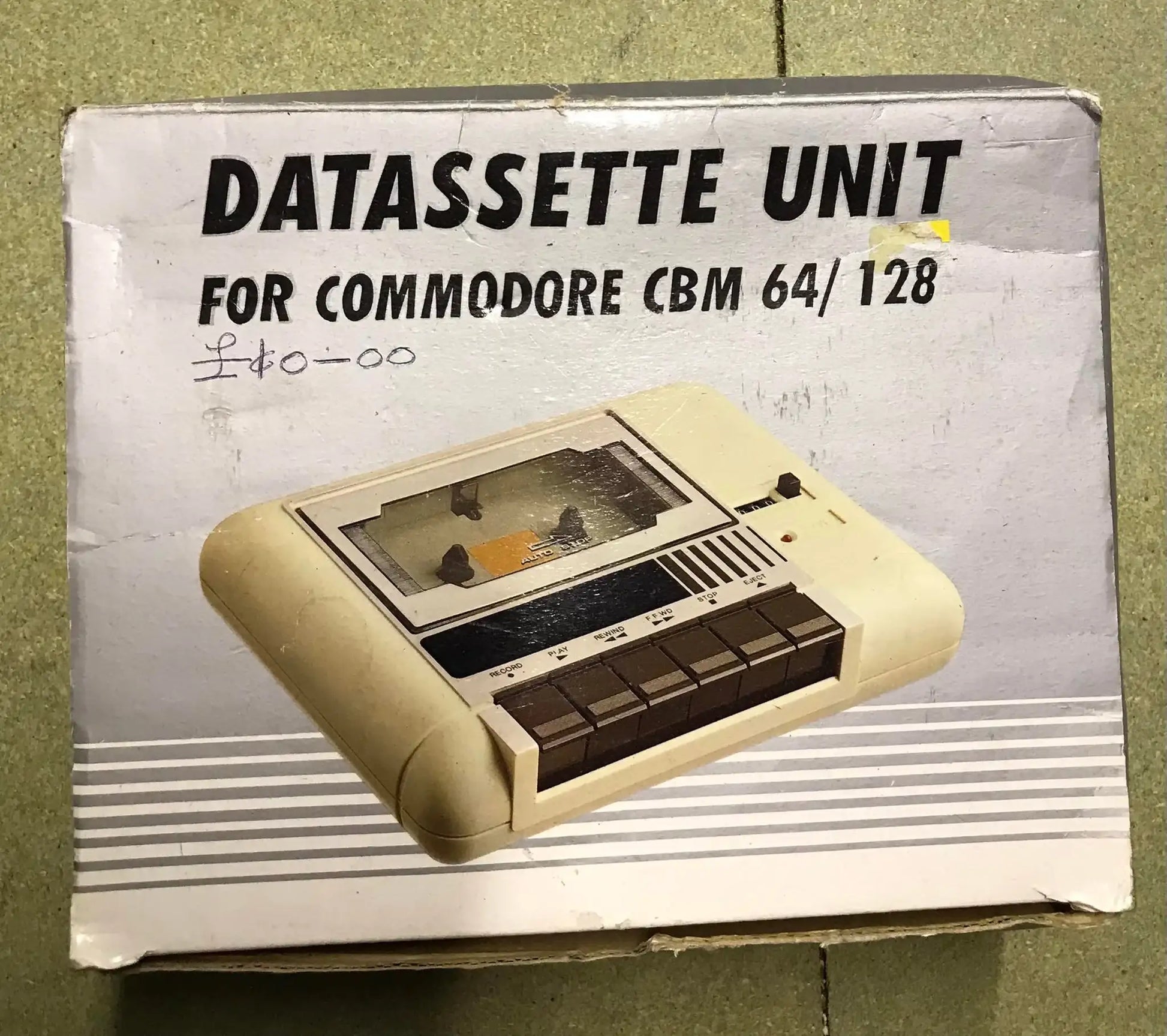 Vintage CBM Datassette Player for C64 C16 Plus/4 UK, TESTED AND WORKING Magretro