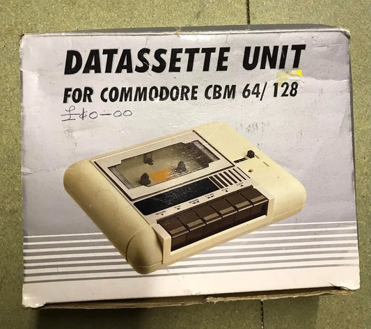 Vintage CBM Datassette Player for C64 C16 Plus/4 UK, TESTED AND WORKING Magretro
