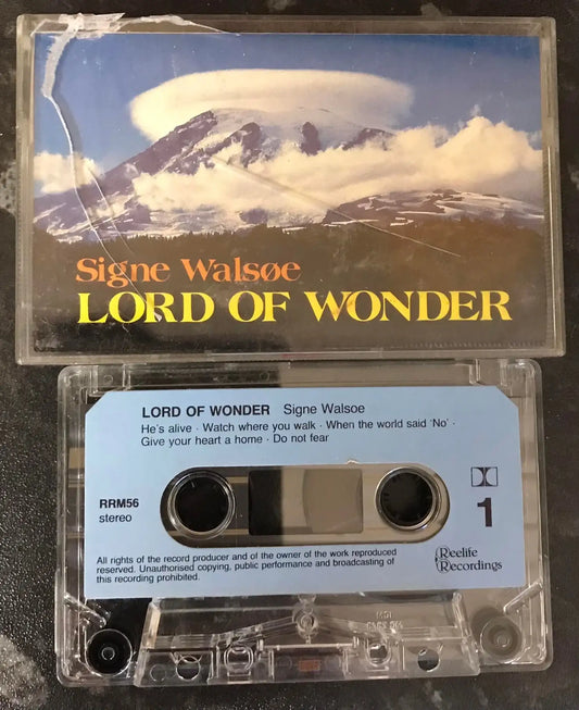 Signe Walsoe, Lord Of Wonder, Danish Gospel, RRM56, Vintage Cassette Magretro