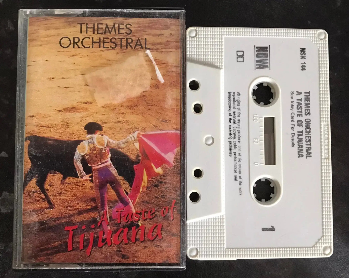 Themes Orchestral, A Taste of Tijuana Album, Nova, NSK 144, Vintage Cassette Magretro