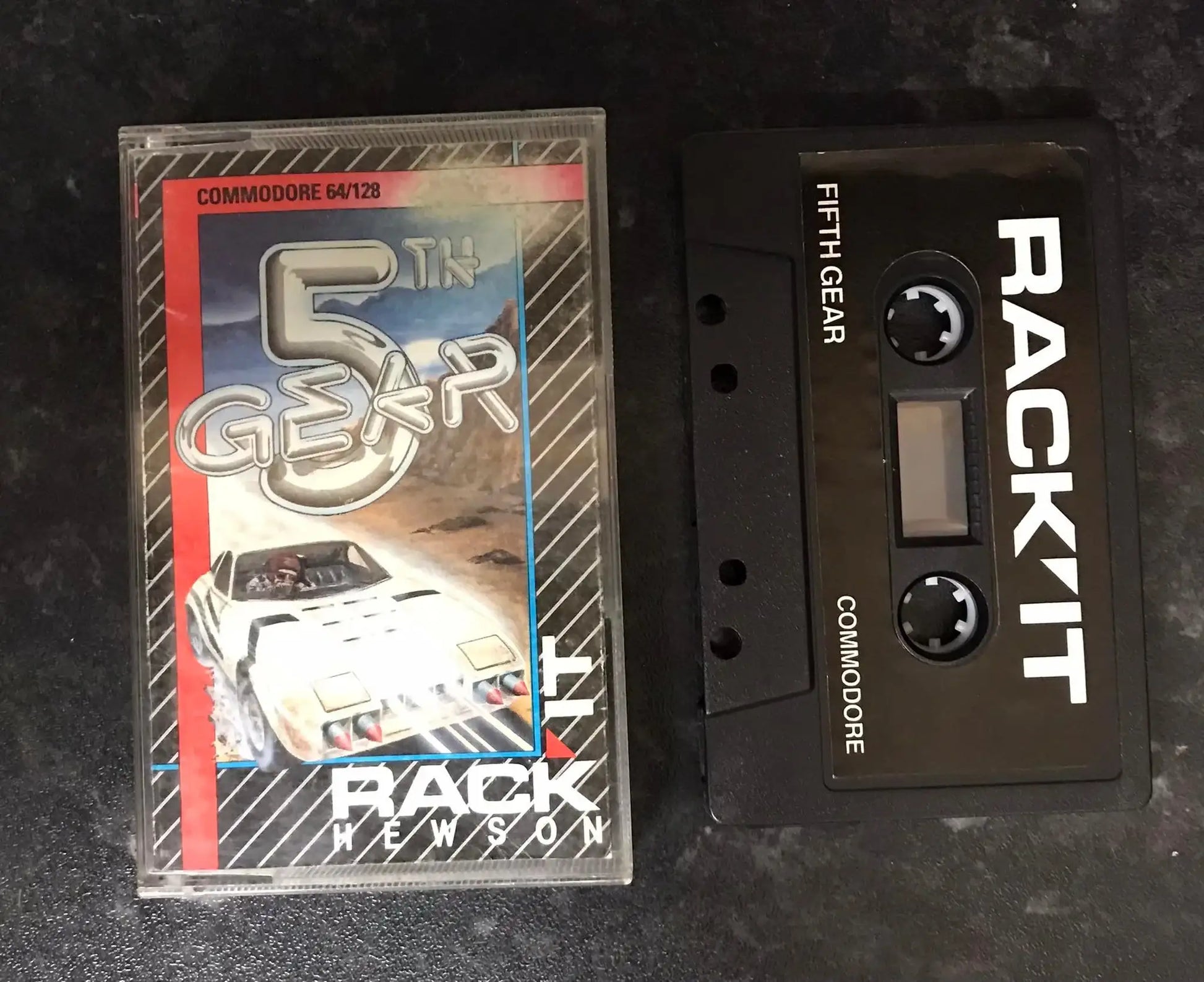 5th Gear, C64 Game, by Rack-It Hewson, WORKING Magretro