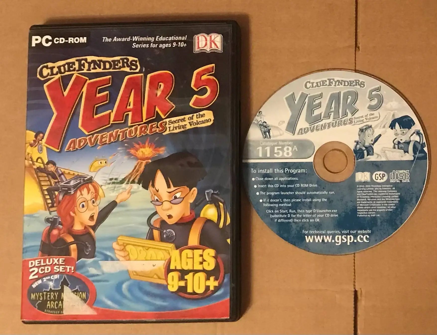 Clue Fynders, Year 5Adventures, 8 to 10+ years - PC CD-ROM Magretro