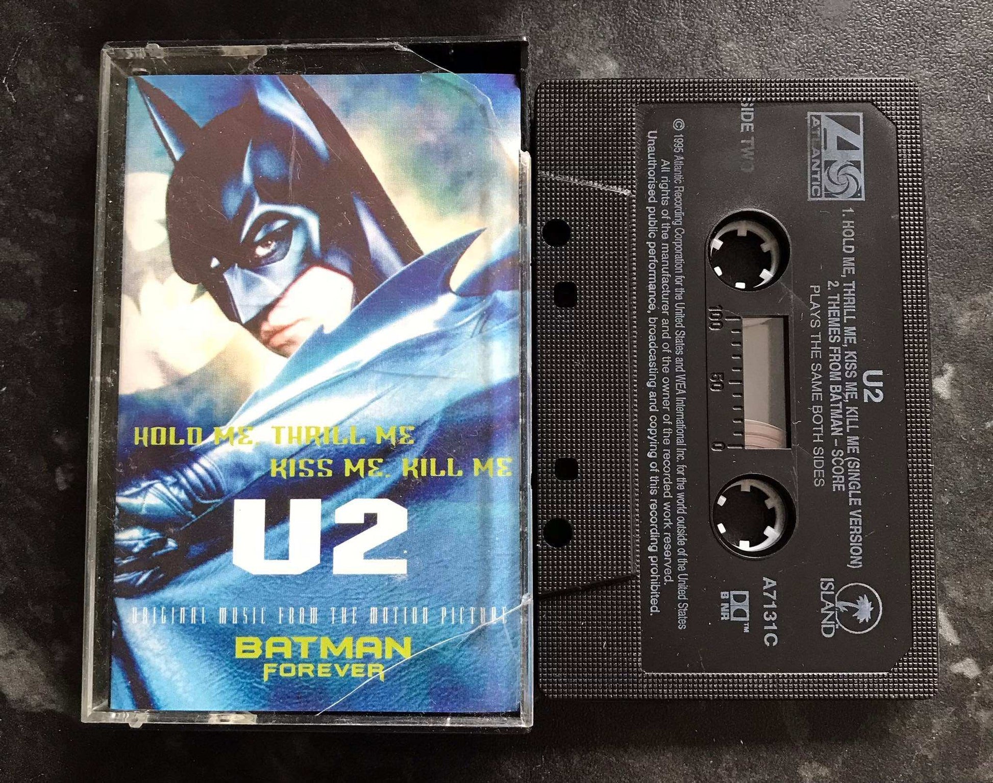 U2, Hold Me Thrill me Kiss Me Kill Me, Batman Forever Single, A7131C Magretro