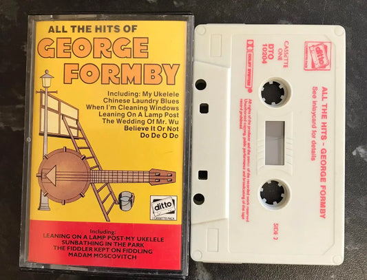 All The Hits Of George Formby, Cassette ONE, DTO 10204A, Vintage Cassette Magretro