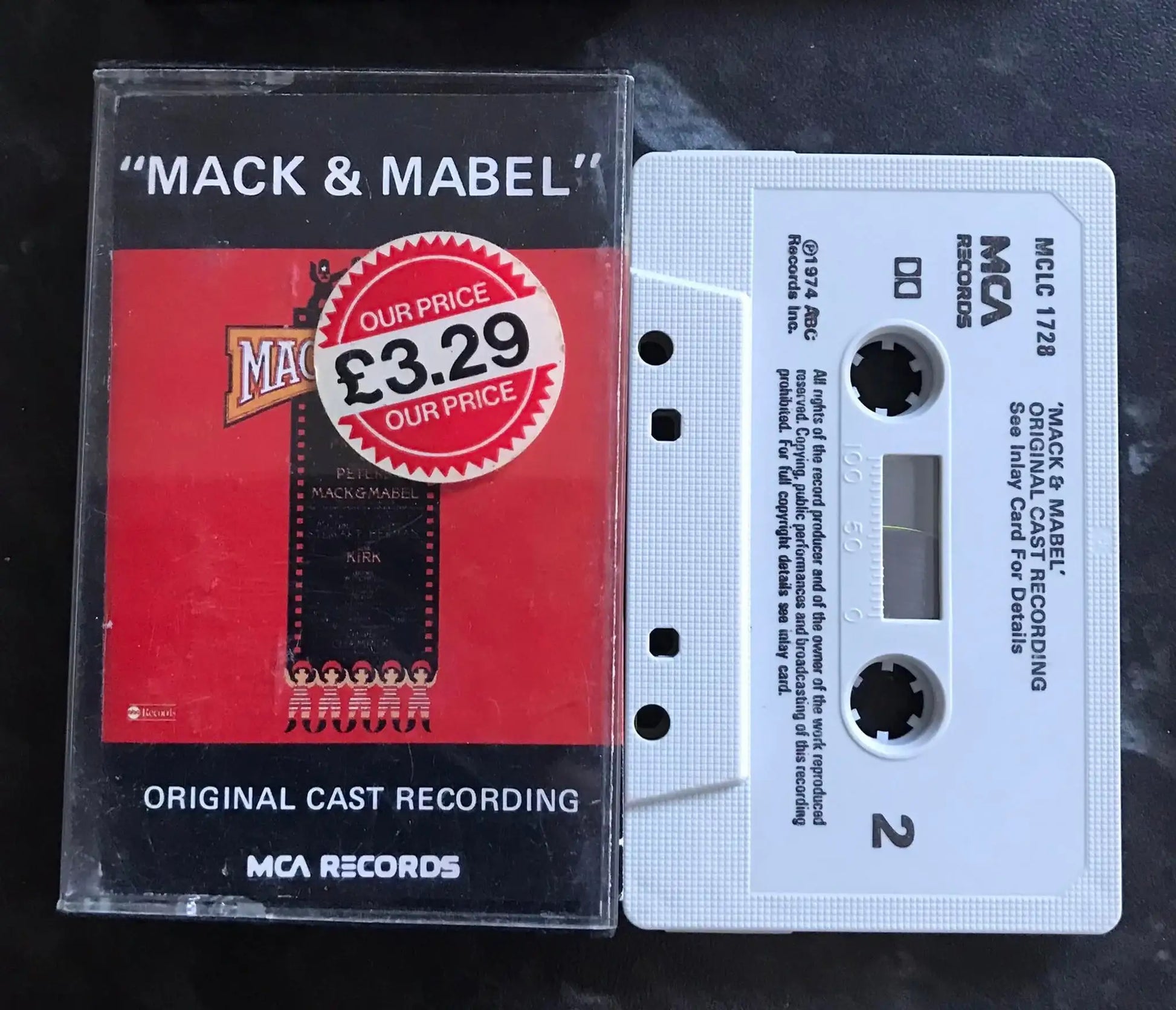 Mack & Mabel Album, Original cast Recording, MCA Records, MCLC 1728 Magretro