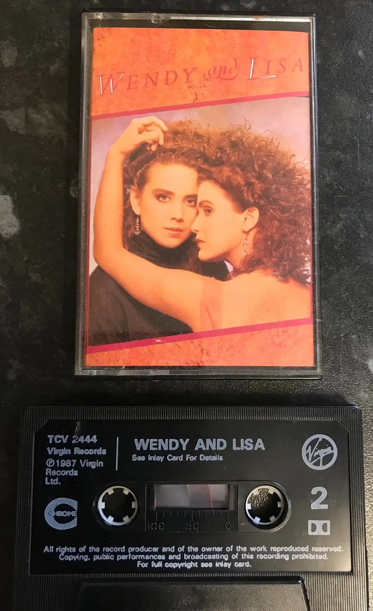 Wendy And Lisa Album, Virgin, TCV 2444, Vintage Cassette Magretro