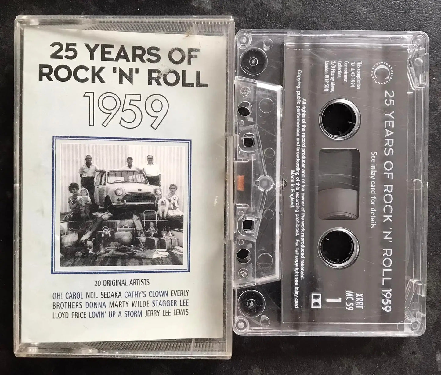1959, 25 Years Of Rock 'n' Roll, Connoisseur Collection, XRRT MC 59 Magretro
