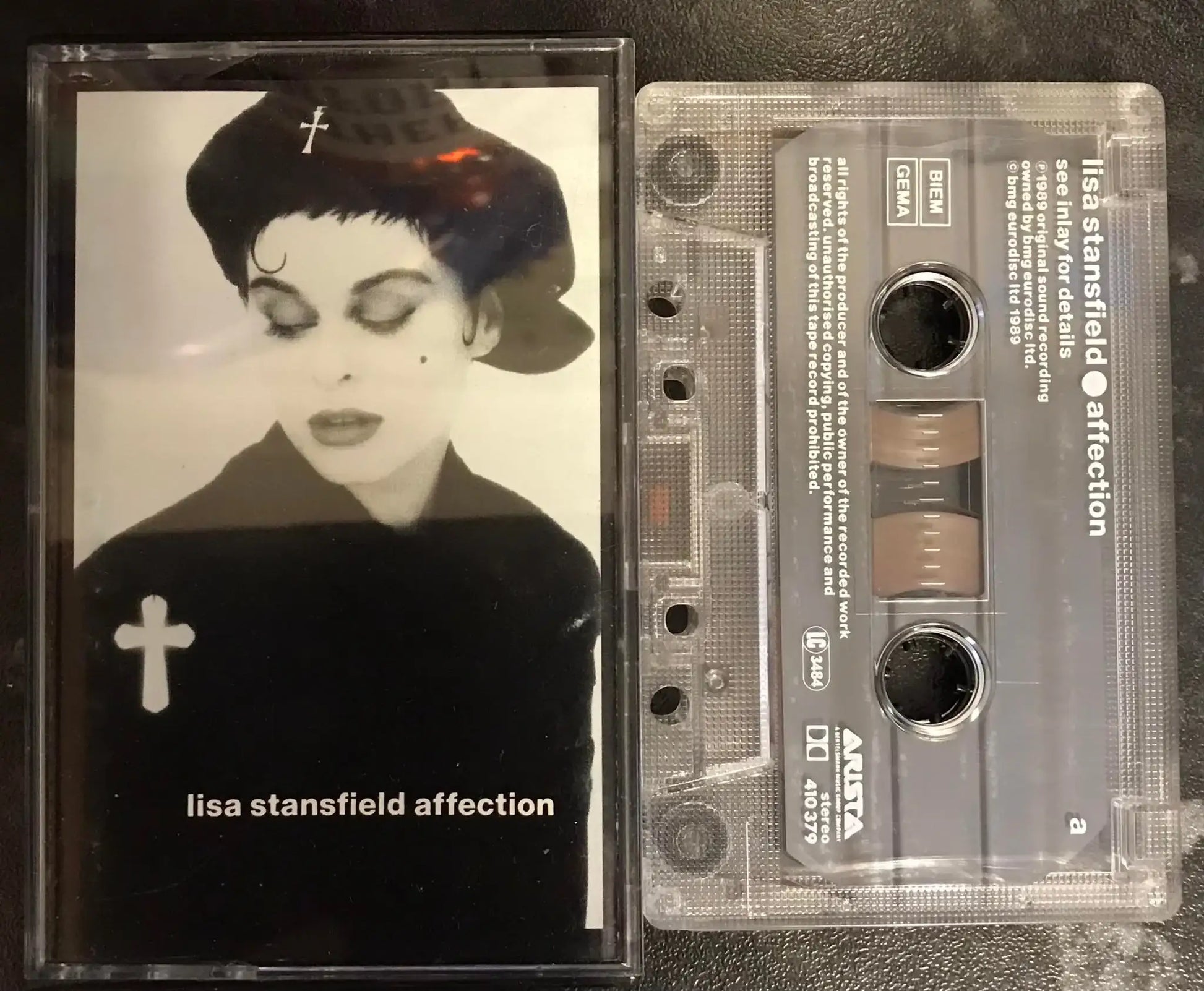 Lisa Stansfield, Affection Album, Arista, 410 379, Vintage Cassette Magretro