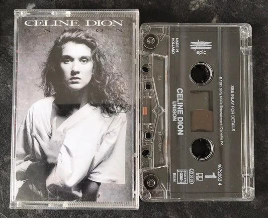 Celine Dion, Unison Album, EPIC Label, 4672063 4, Vintage Cassette Magretro