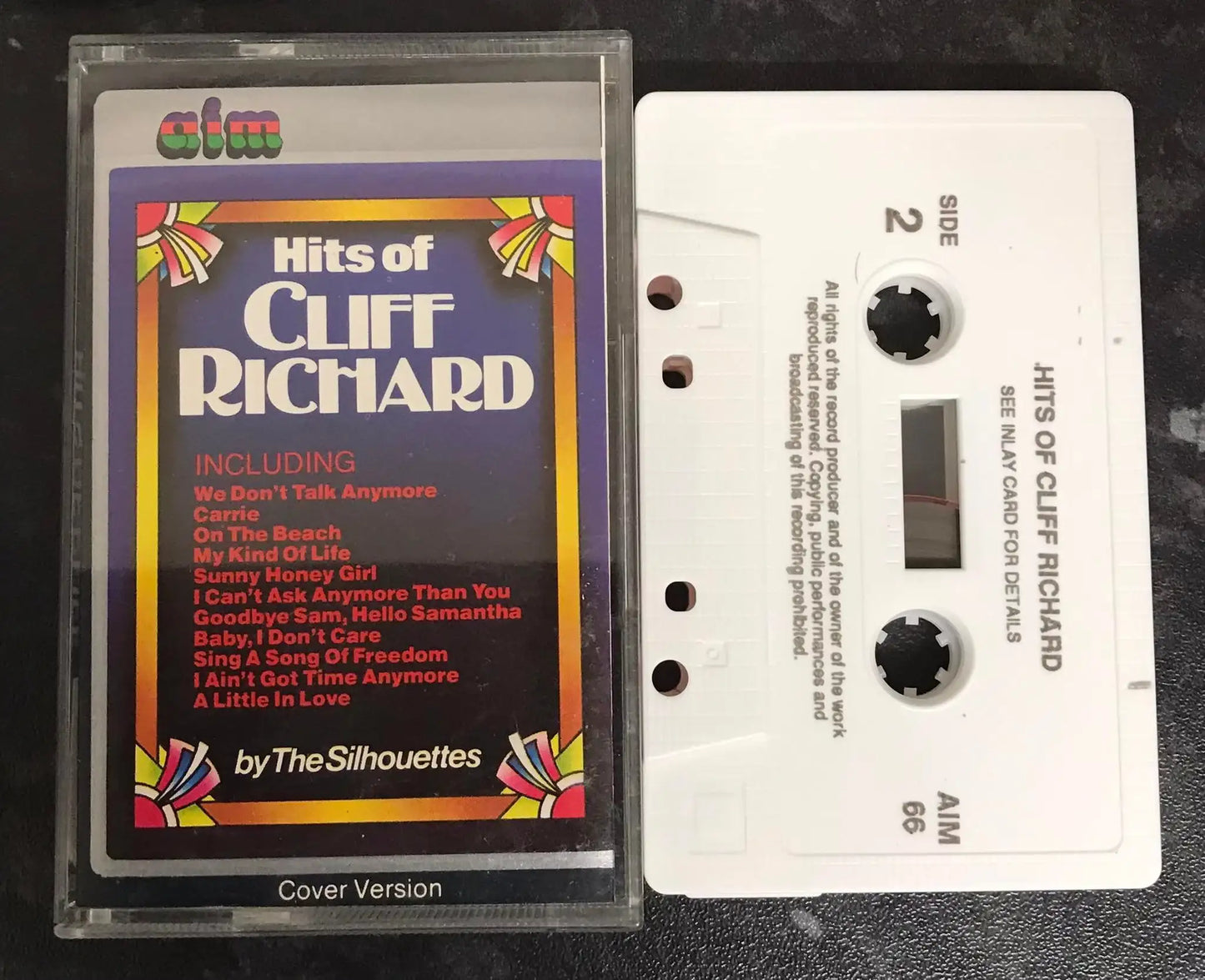 Hits of Cliff Richard by The Silhouettes, AIM, AM66, Vintage Cassette Magretro