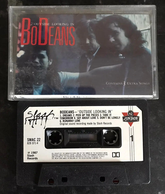BoDeans, Outside Looking In Album, SLASH RECORDS, SMAC 22, Vintage Cassette Magretro