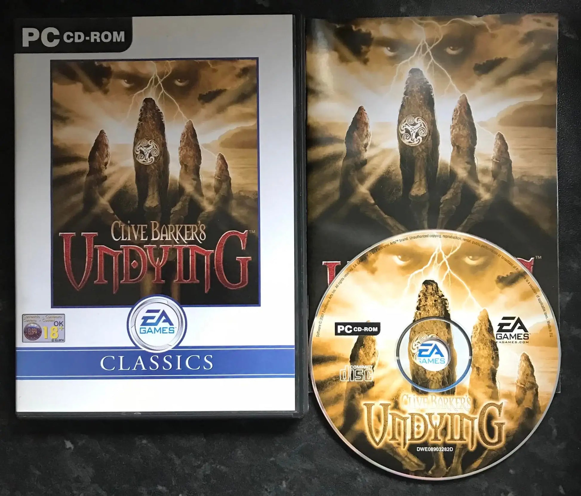 Clive Barker's Undying, UK PAL, PC Game Magretro