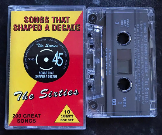 Songs That Shaped a Decade The Sixties Cassette 7, Vintage Cassette Magretro