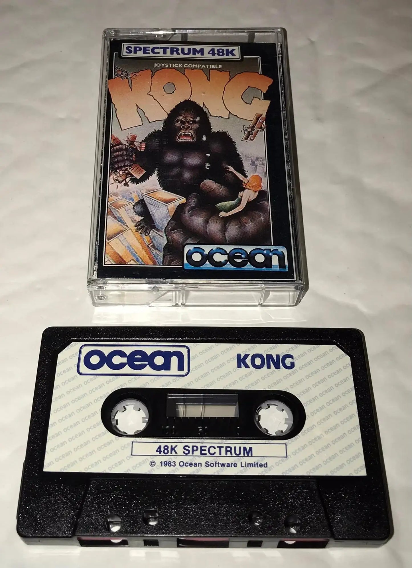 Kong, ZX Spectrum game by Ocean, Working Magretro