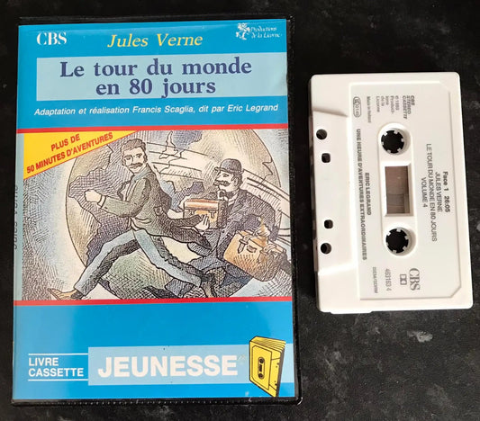 Jules Verne, En Francais, Le Tour Du Monde En 80 Jours, VOL 4, 453163 4 Magretro