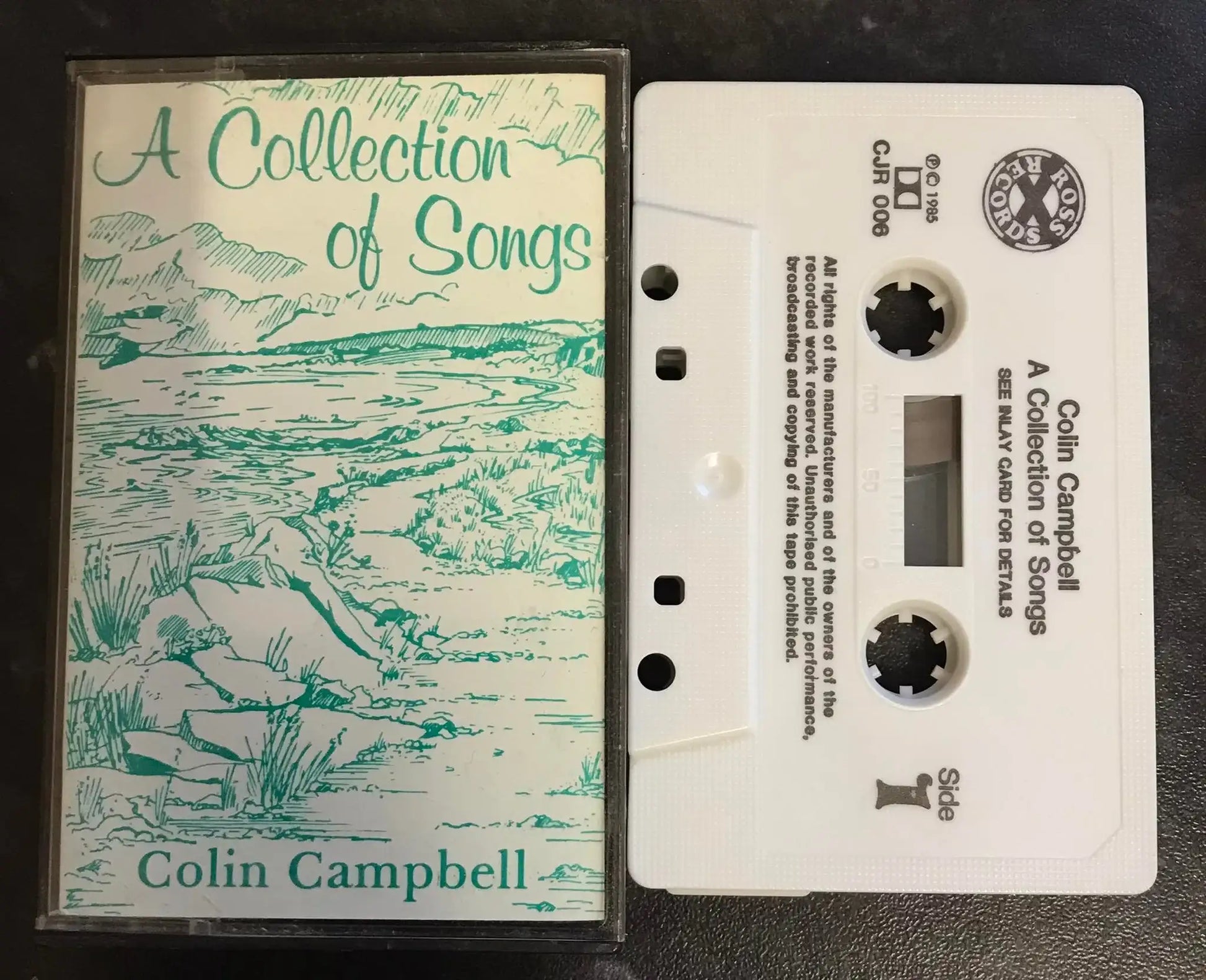 Colin Campbell, A Collection Of Songs, CJR 006, Vintage Cassette Magretro