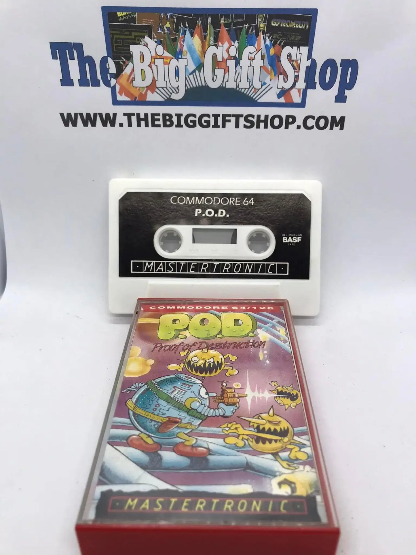 Pod (P.O.D.), C64, Released by Mastertronic, WORKING Magretro