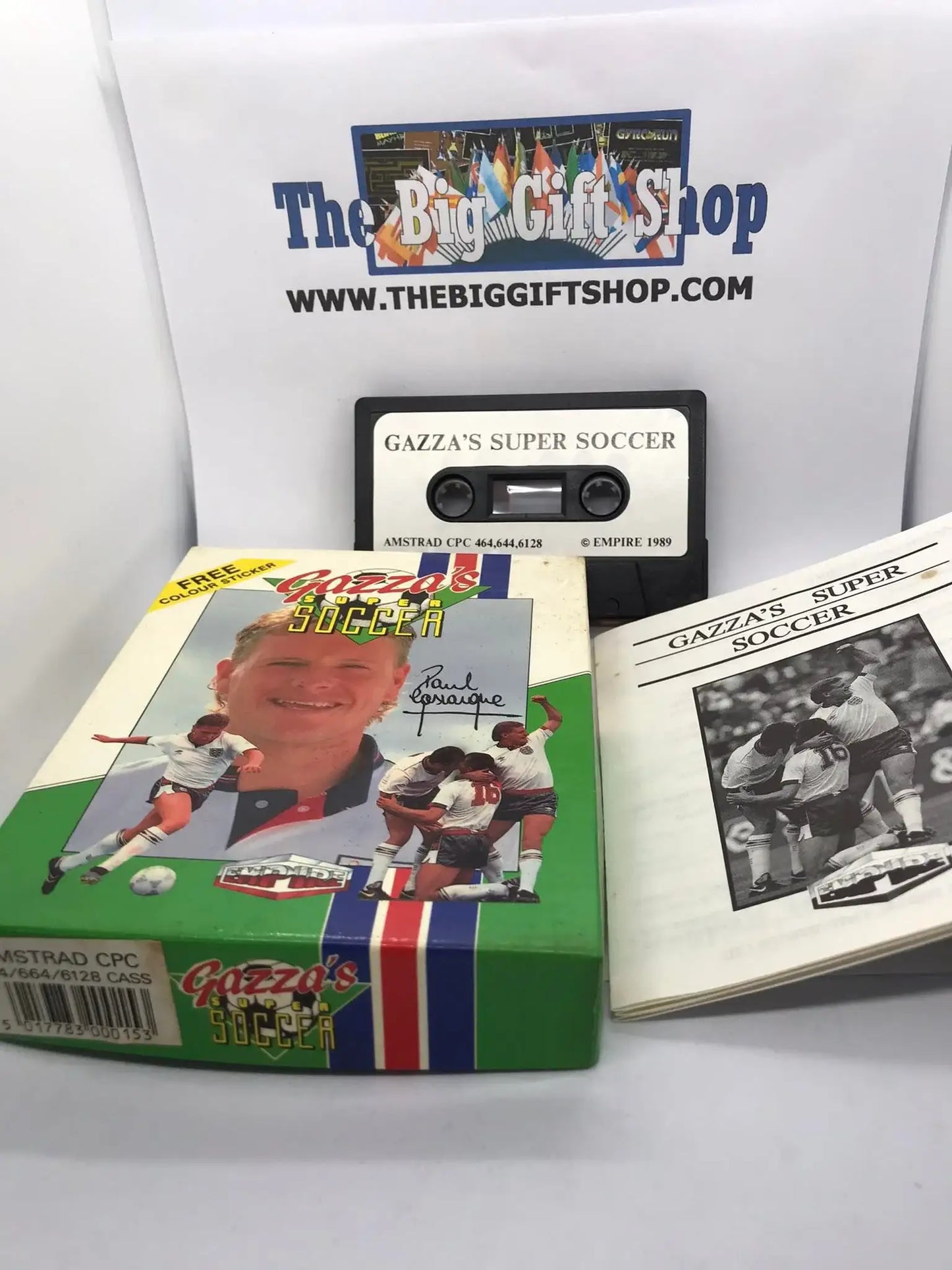 Gazza's Super Soccer, CPC 464 / 664 Released by Empire software Magretro