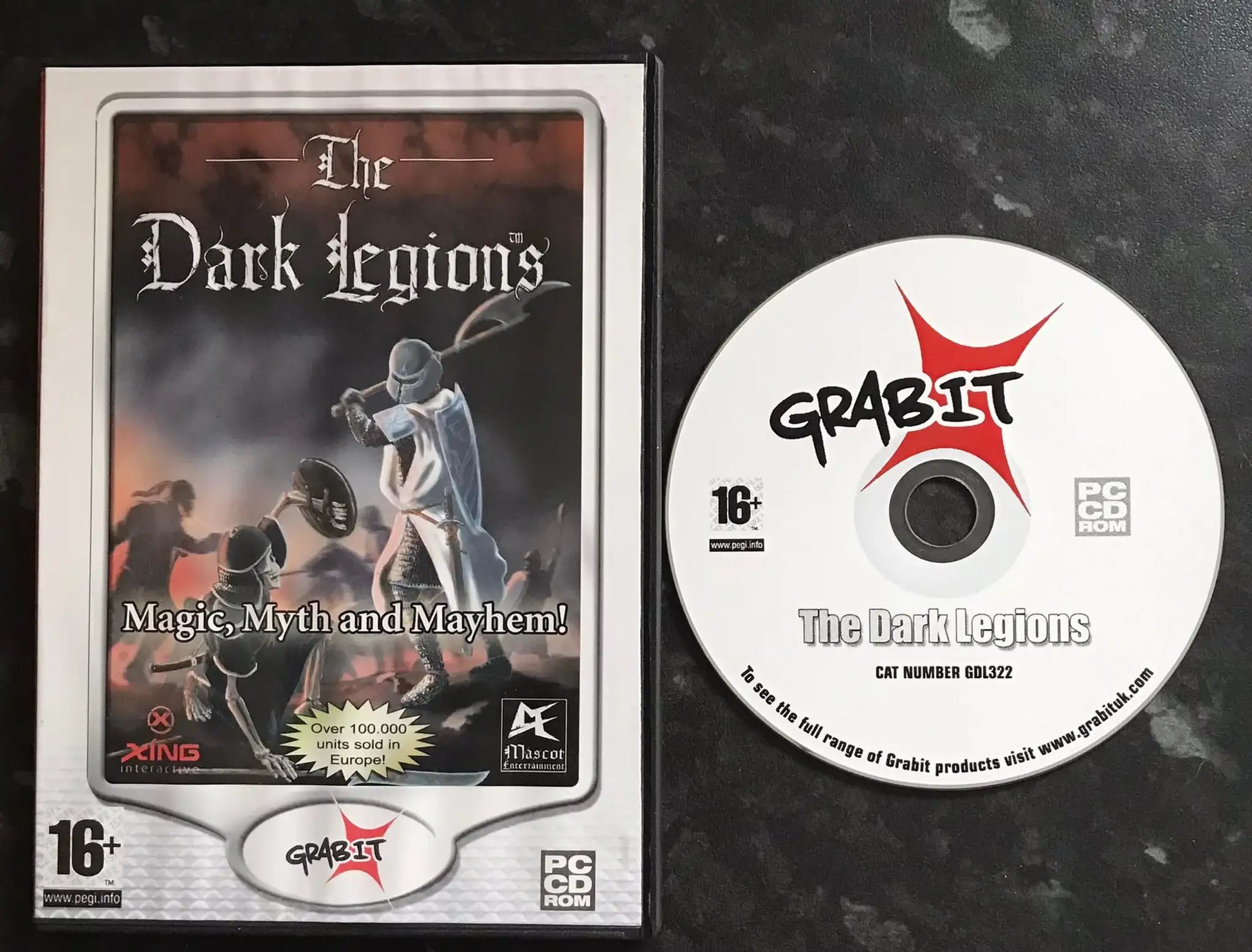 The Dark Legions, Grab-it, UK, Pal, PC Game Magretro