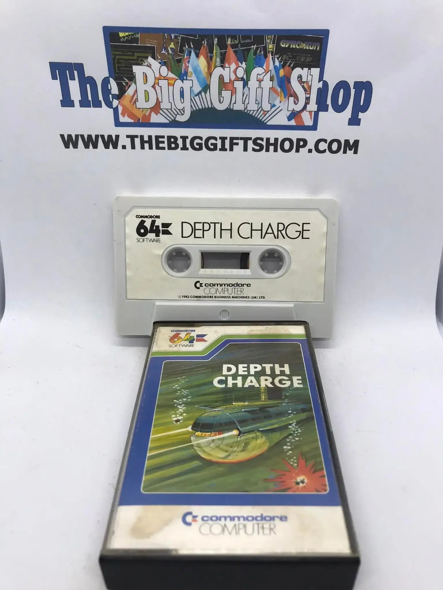 Depthcharge, C64 Game, RARE, WORKING Magretro