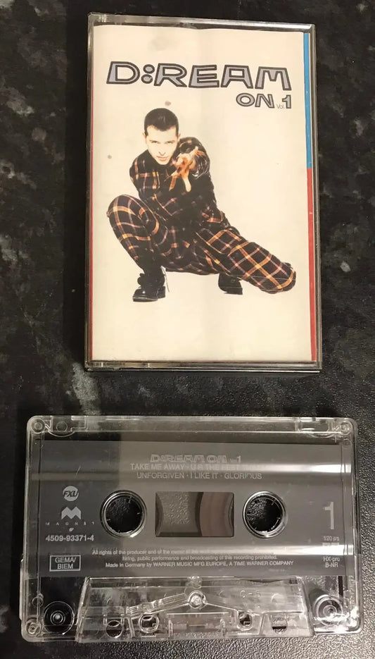 D:REAM ON.1 Album, FXU Label, 4509-93371-4, Vintage Cassette Magretro