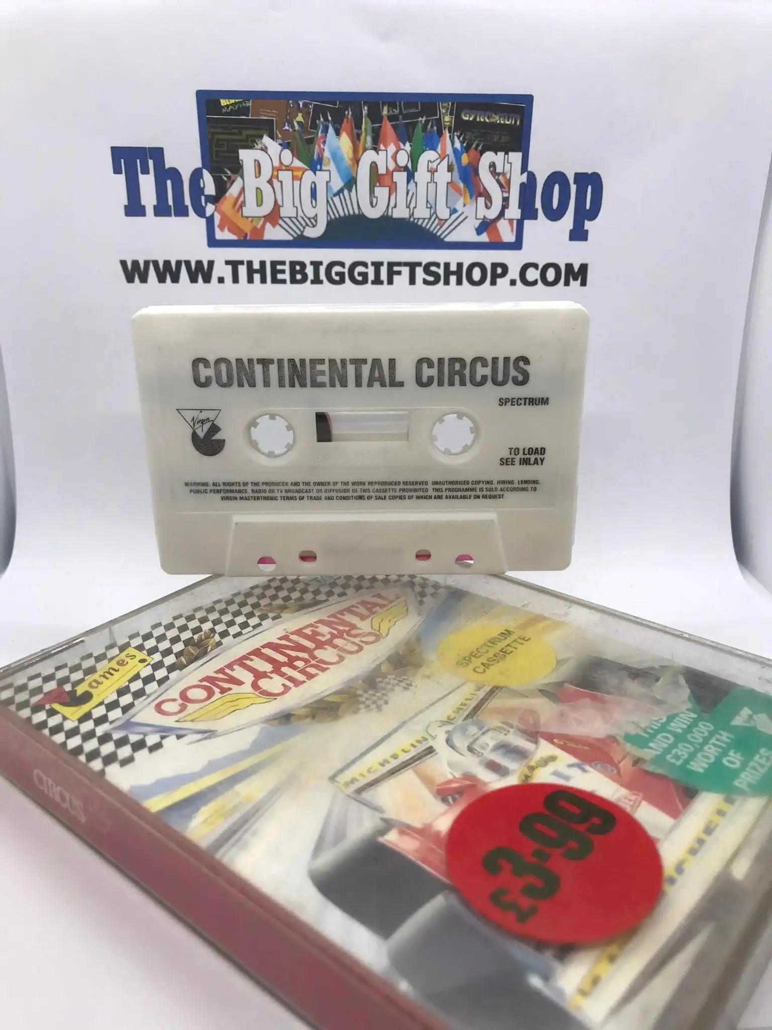 Continental Circus (Tested Working), ZX Spectrum, Virgin Games, RARE Magretro