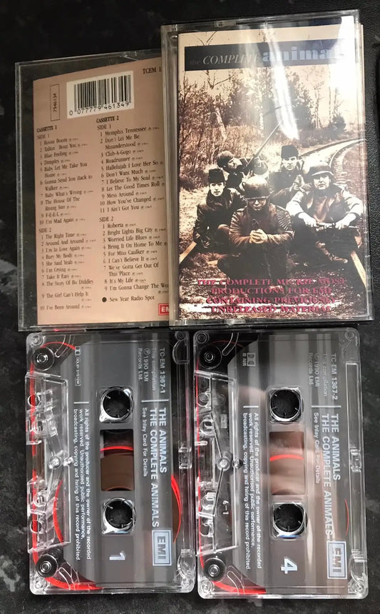 The Animals, The Complete Animals Album, EMI, TCEM 1367, Vintage Cassette Magretro