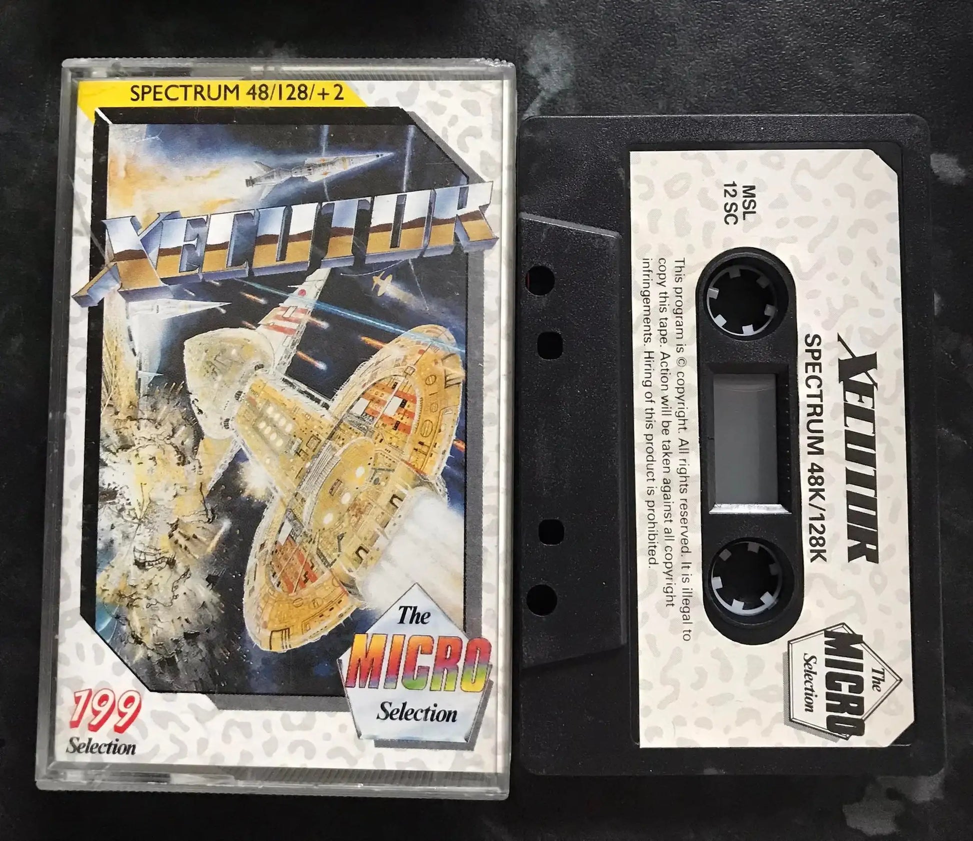 Xecutor by The Micro Selection, ZX Spectrum Game, Working Magretro
