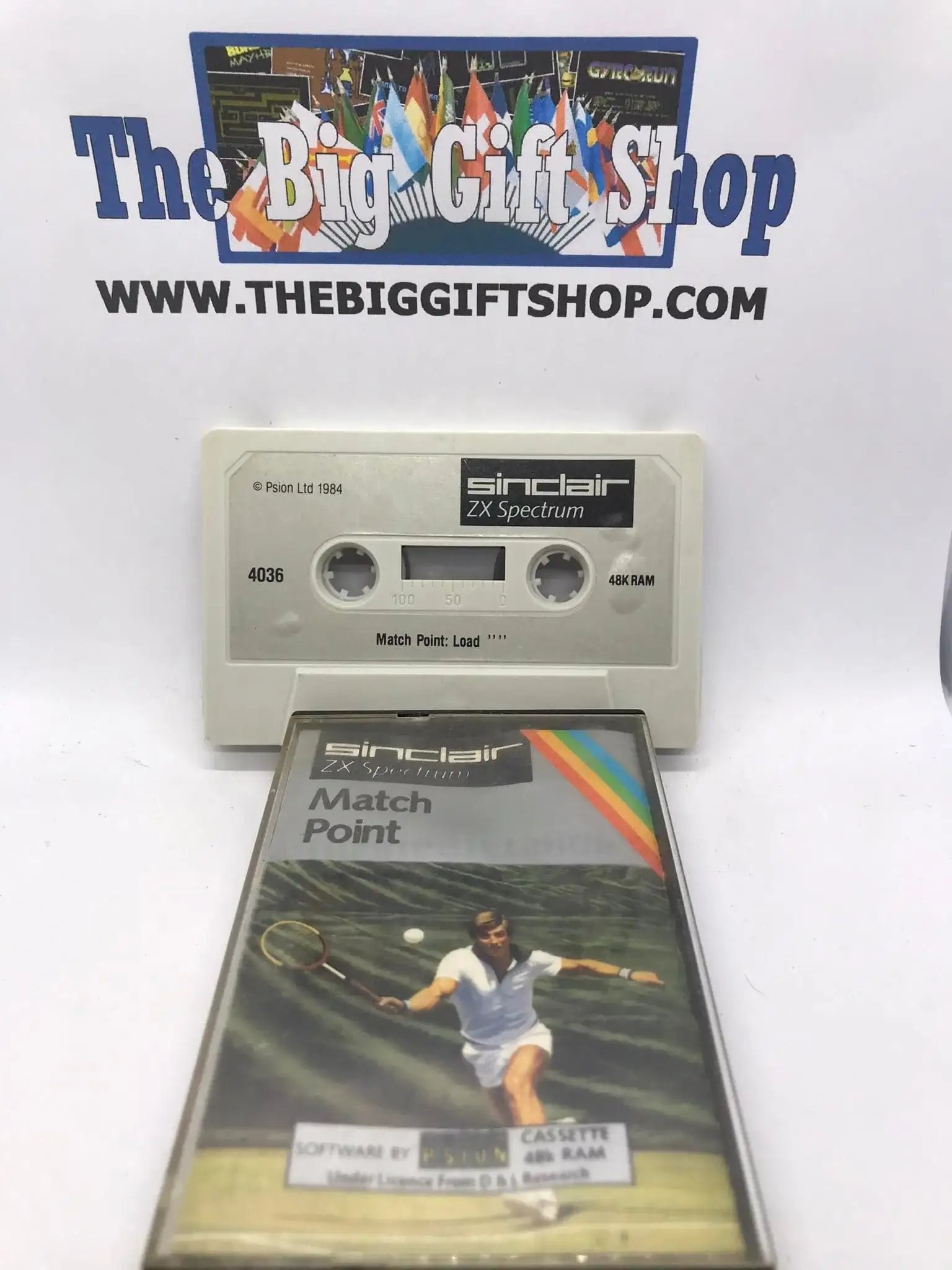 Match Point, ZX Spectrum, Sinclair Psion label, Released by Sinclair , Working Magretro