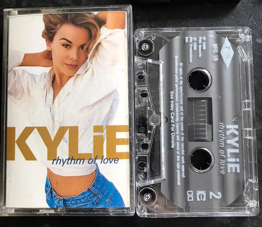 Kylie Miniogue, Rhythm Of Love Album, PWL, HFC18, Vintage Cassette Magretro