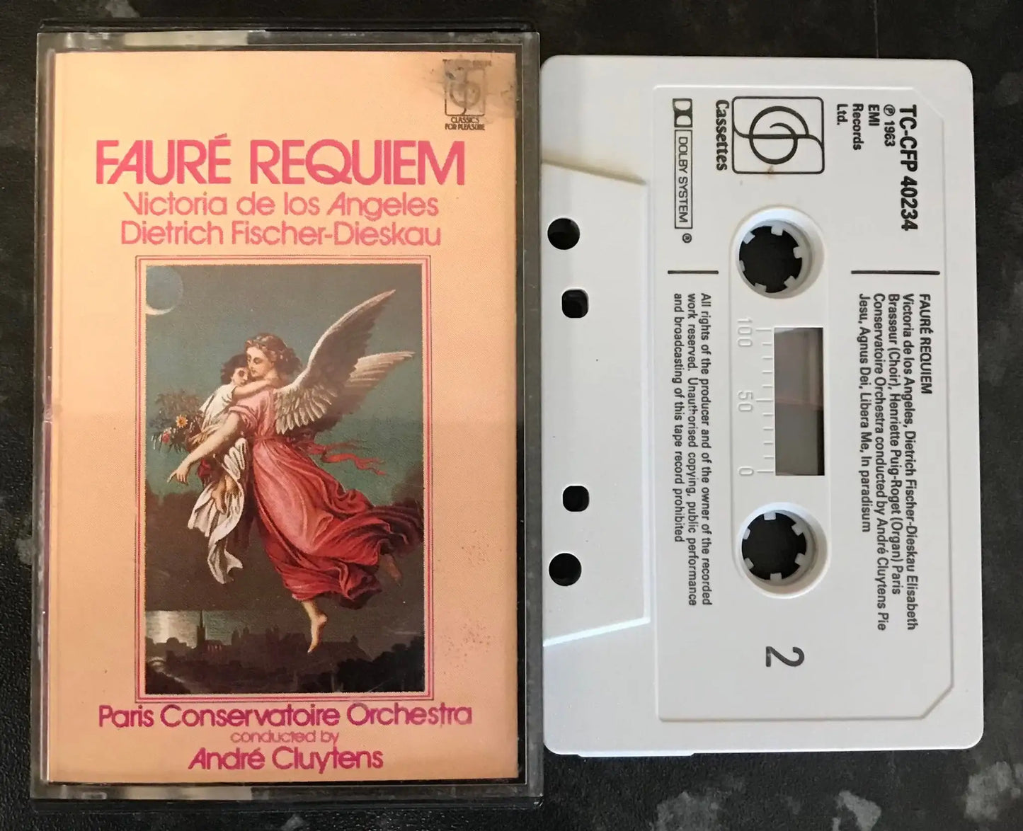 Faure, Requiem, Paris Conservatoire Orchestra, Cluytens, TC CFP 40234 Magretro