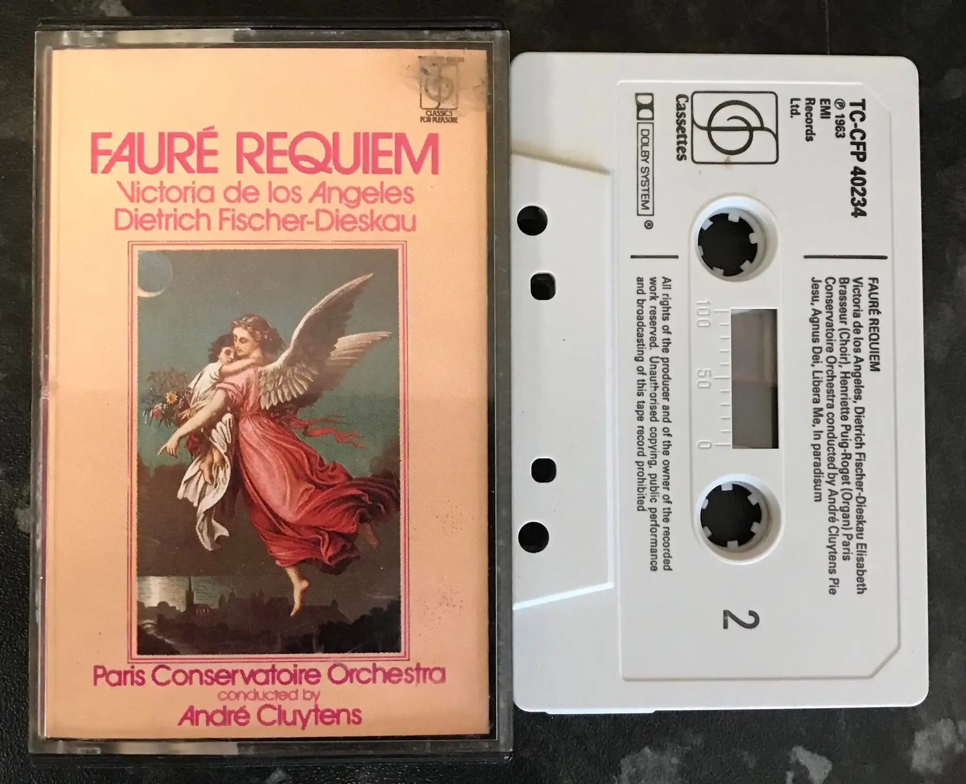 Faure, Requiem, Paris Conservatoire Orchestra, Cluytens, TC CFP 40234 Magretro