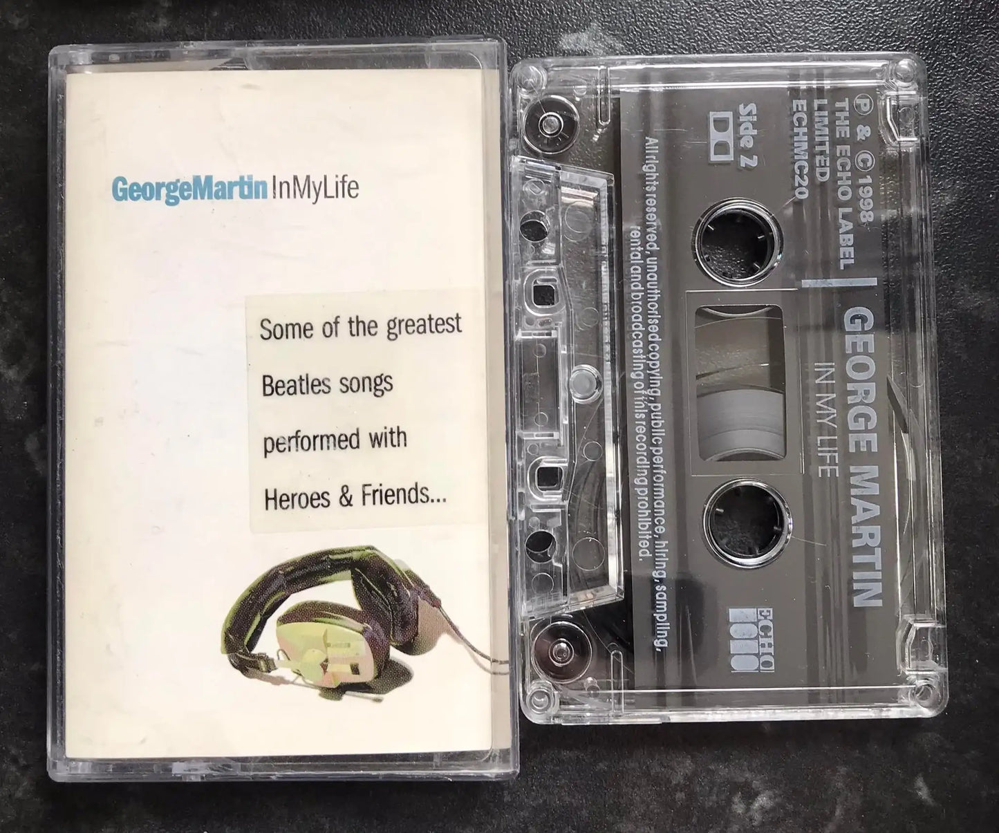 George Martin, In My Life Album, Echo, ECHMC20, Vintage Cassette Magretro