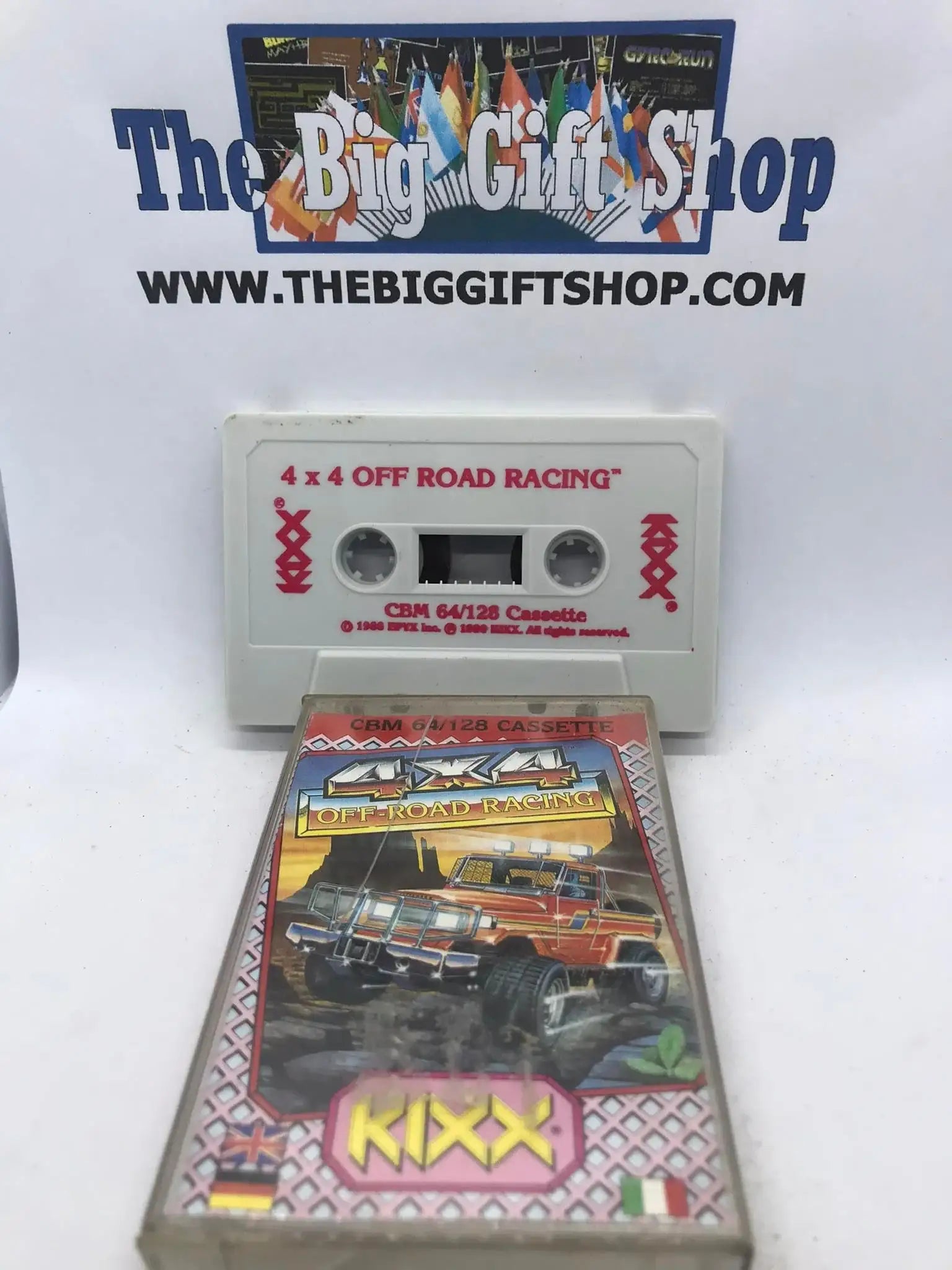 4x4 Off-Road Racing, C64 Game, Released by Epyx / Kixx, WORKING Magretro