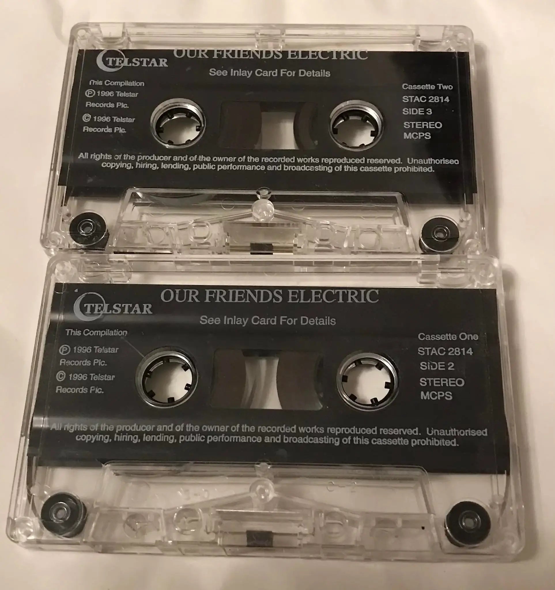 Our Friends Electric Double Album, Telstar, Vintage Cassette Magretro